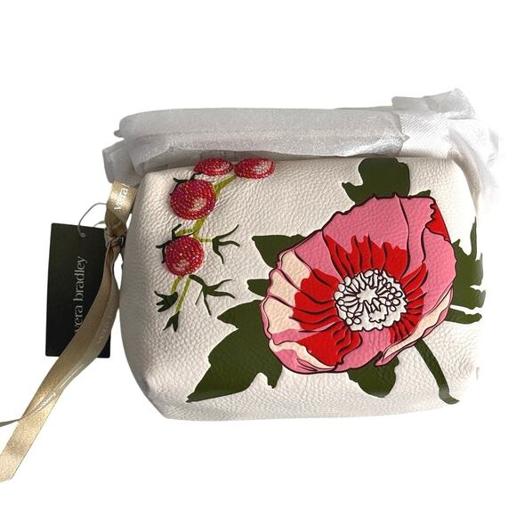 NWT Vera Bradley Blake crossbody Meadow Bouquet Cottage Cream bag - Picture 4 of 11